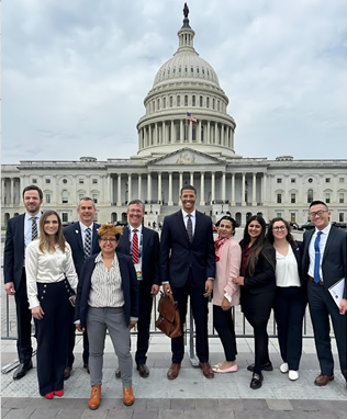 Pennsylvania radiologists and radiology trainees at Capitol Hill, Capitol Hill day 2024